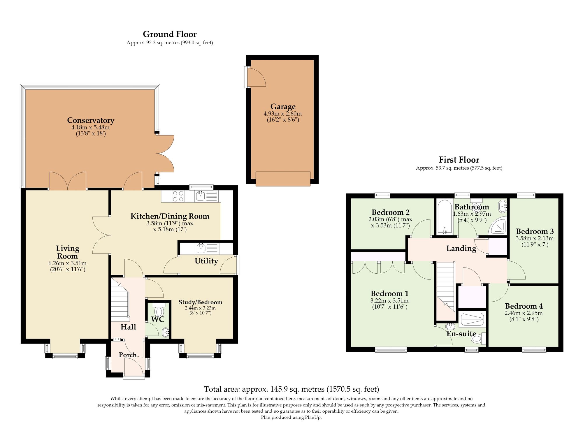 32, Blenheim Way, Thetford floorplan