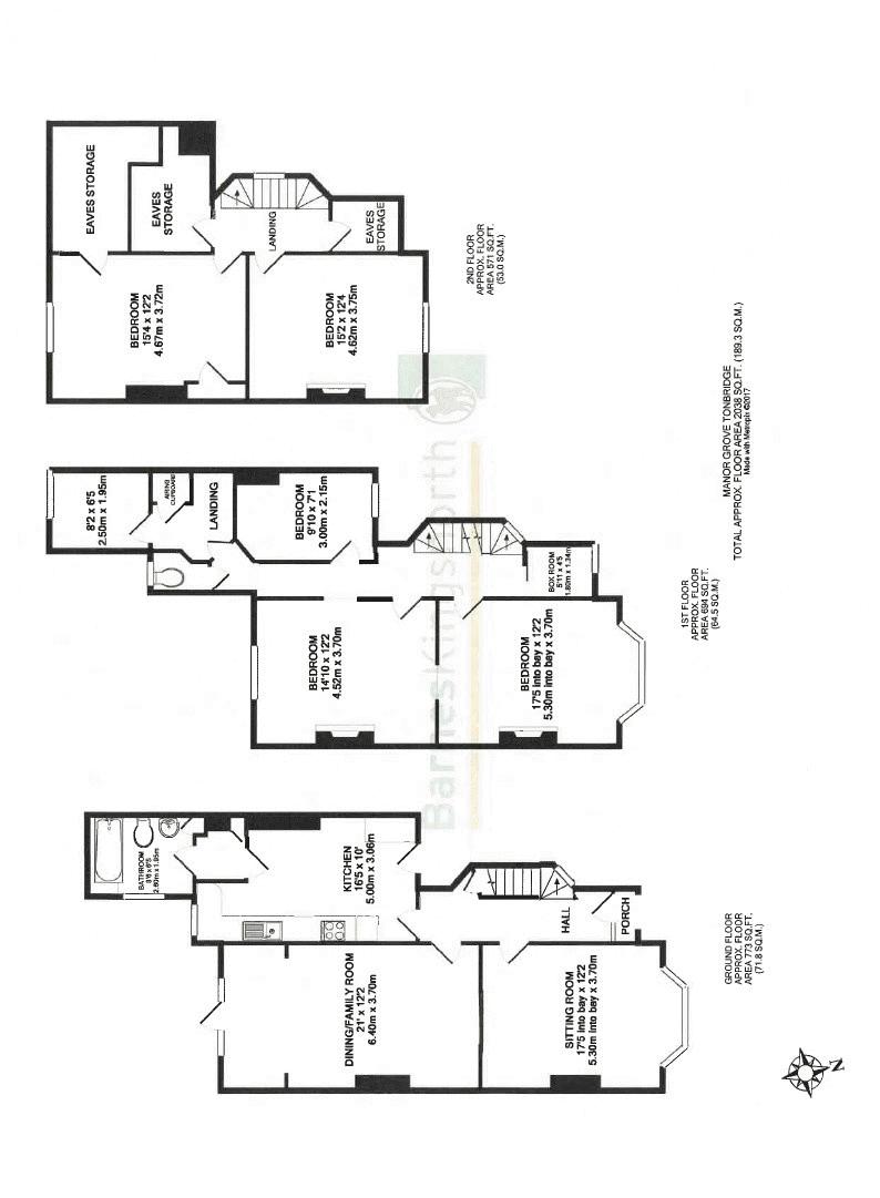 7, Manor Grove, Tonbridge floorplan