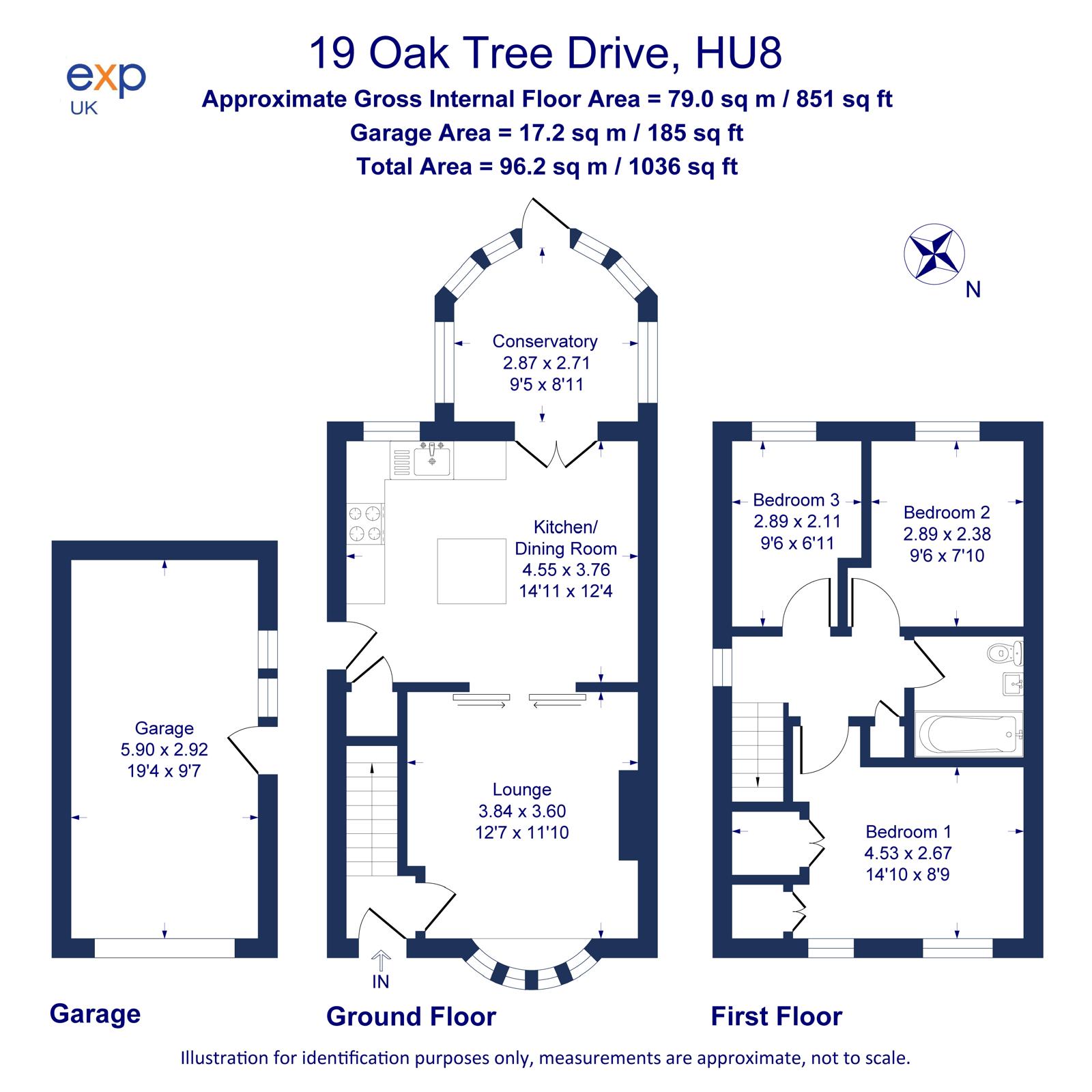 Oaktree Drive, Kingston Upon Hull floorplan