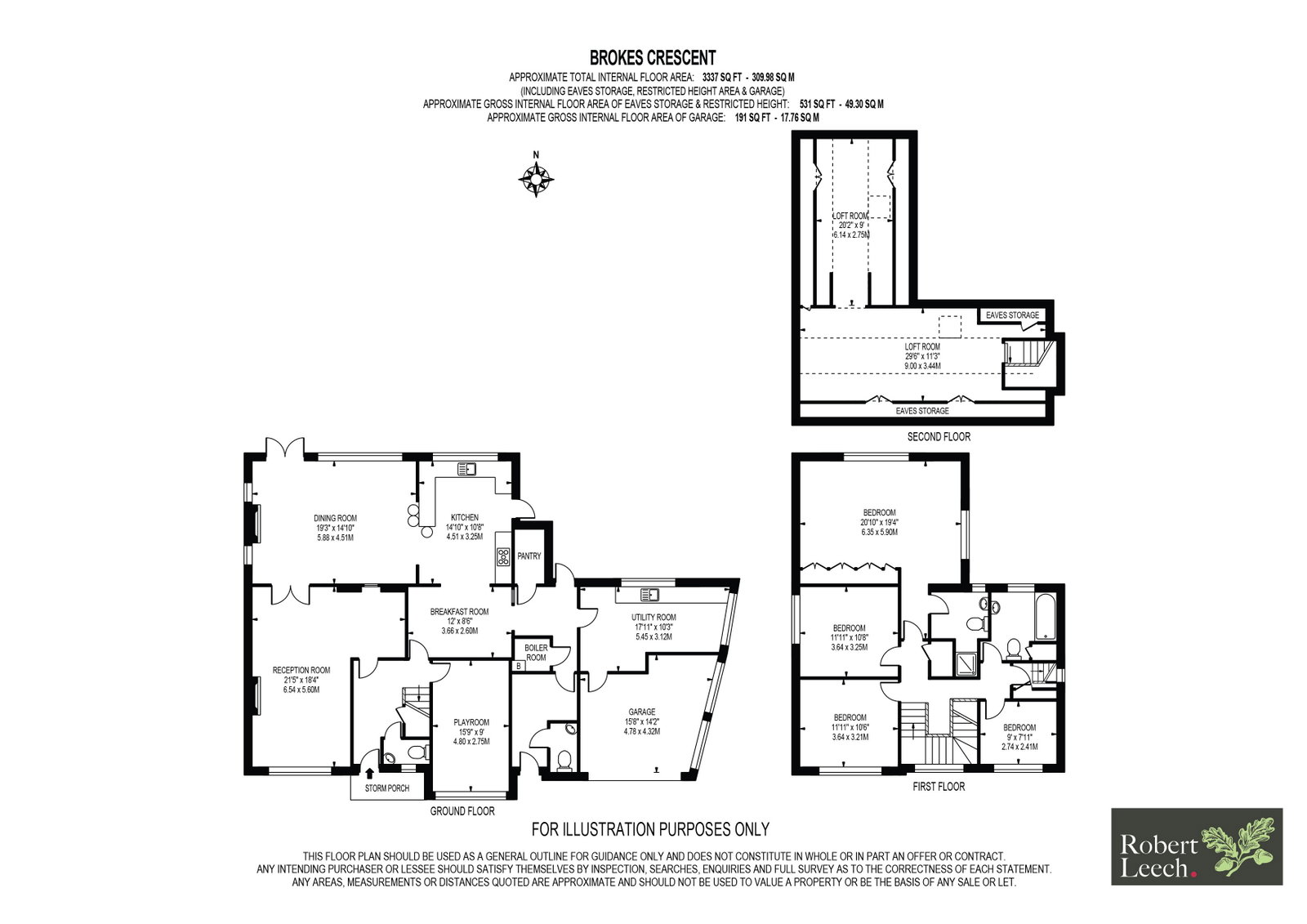 13, Brokes Crescent, Reigate floorplan