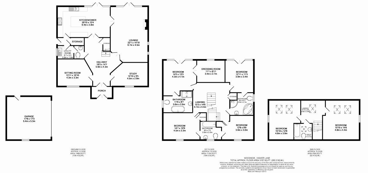 6 Bedrooms Detached house for sale in Higher Lane, Lymm WA13