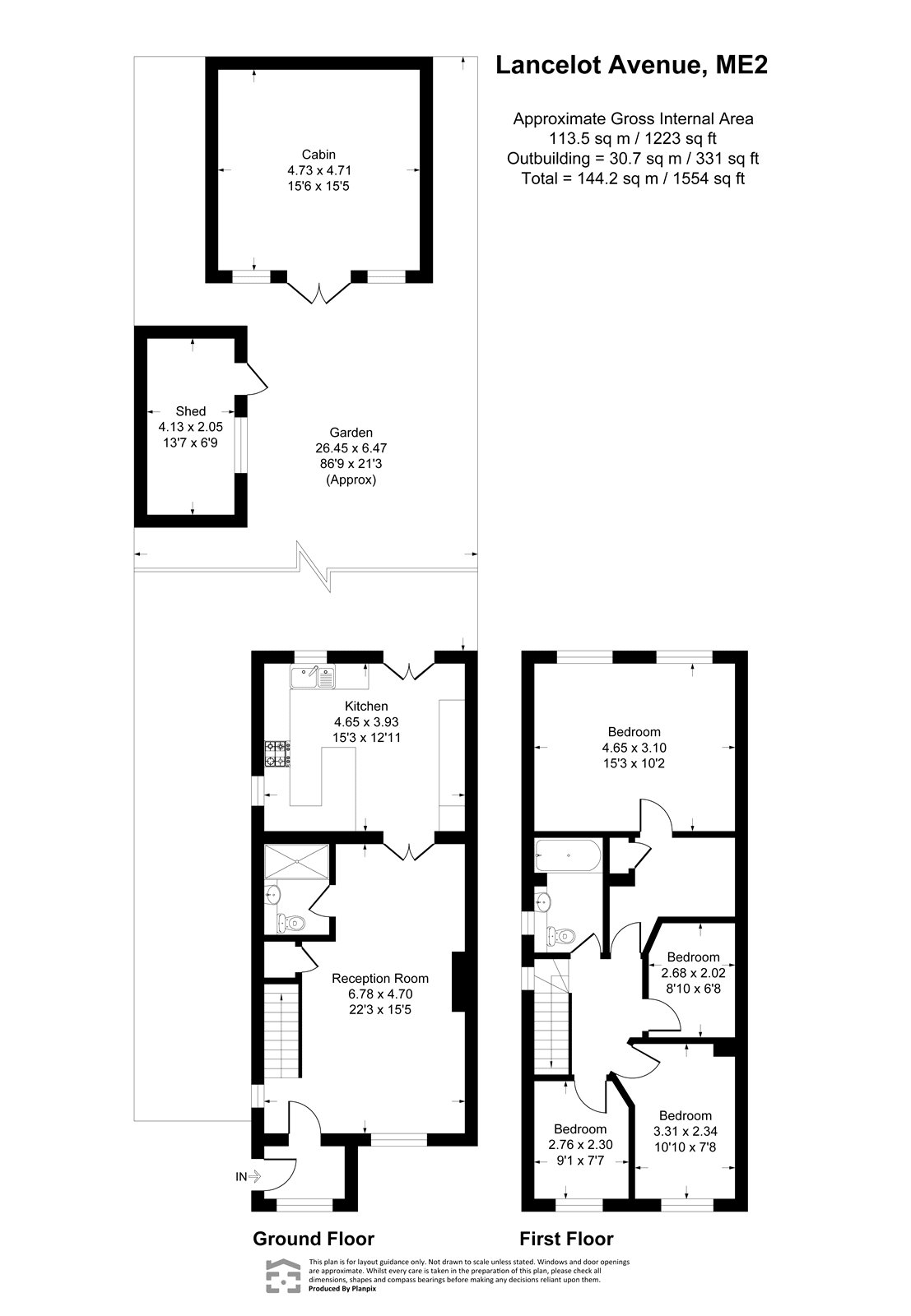 77, Lancelot Avenue, Kent floorplan