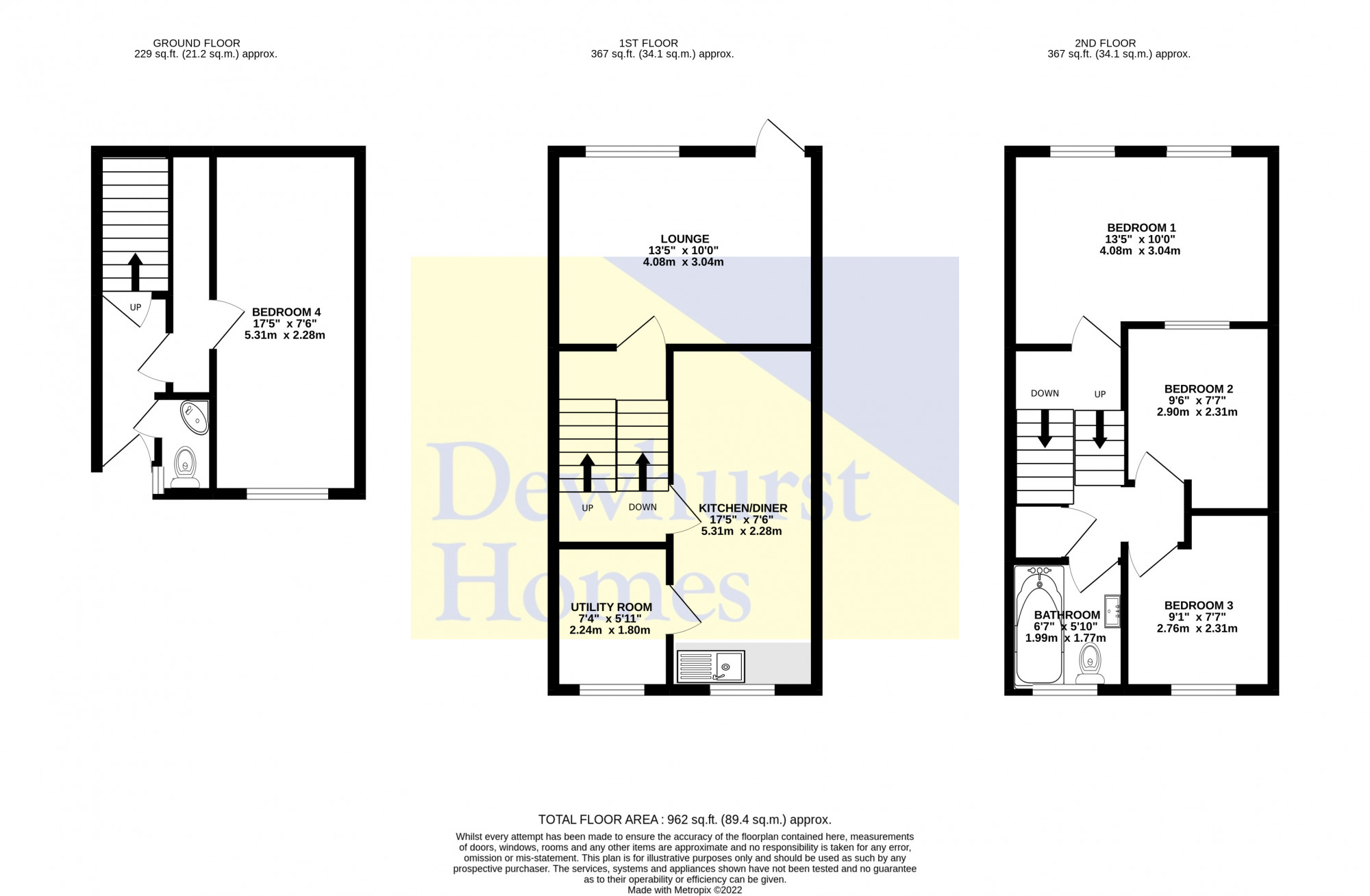Tinniswood, AshtonOnRibble PR2, 4 bedroom town house for sale