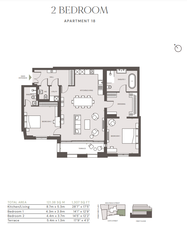 Marylebone Mansions, Marylebone, W1, Marylebone Mansions, Marylebone, W1, London floorplan
