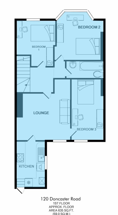 120, Doncaster Road, Newcastle floorplan