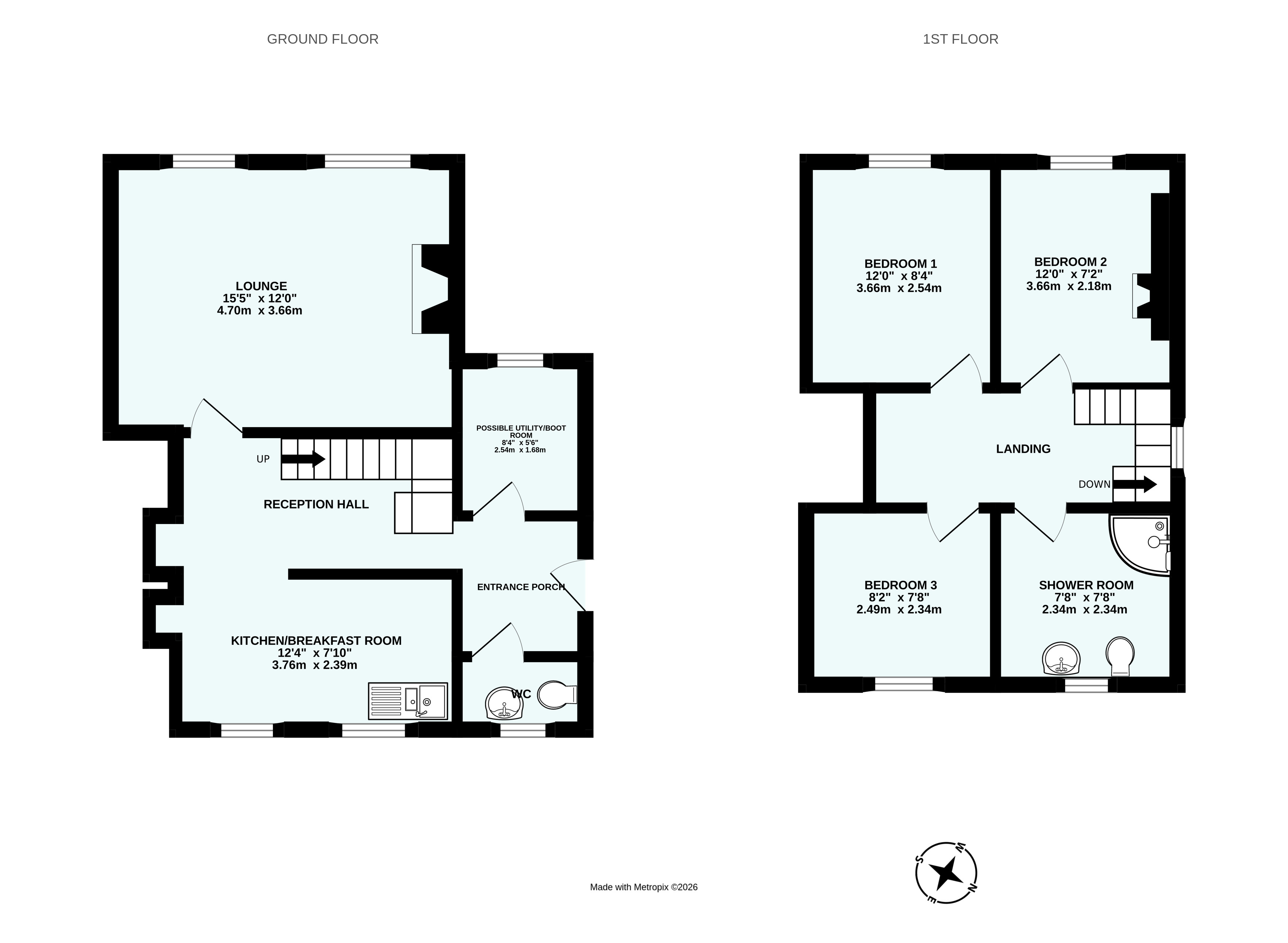 16, Cleveland Road, Devon floorplan