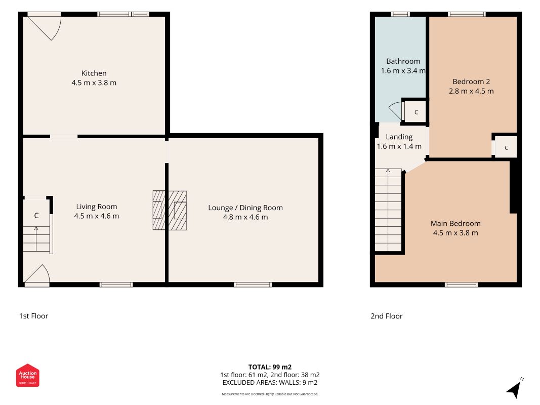 No. 2 Springbank Road Newfield, Bishop Auckland floorplan
