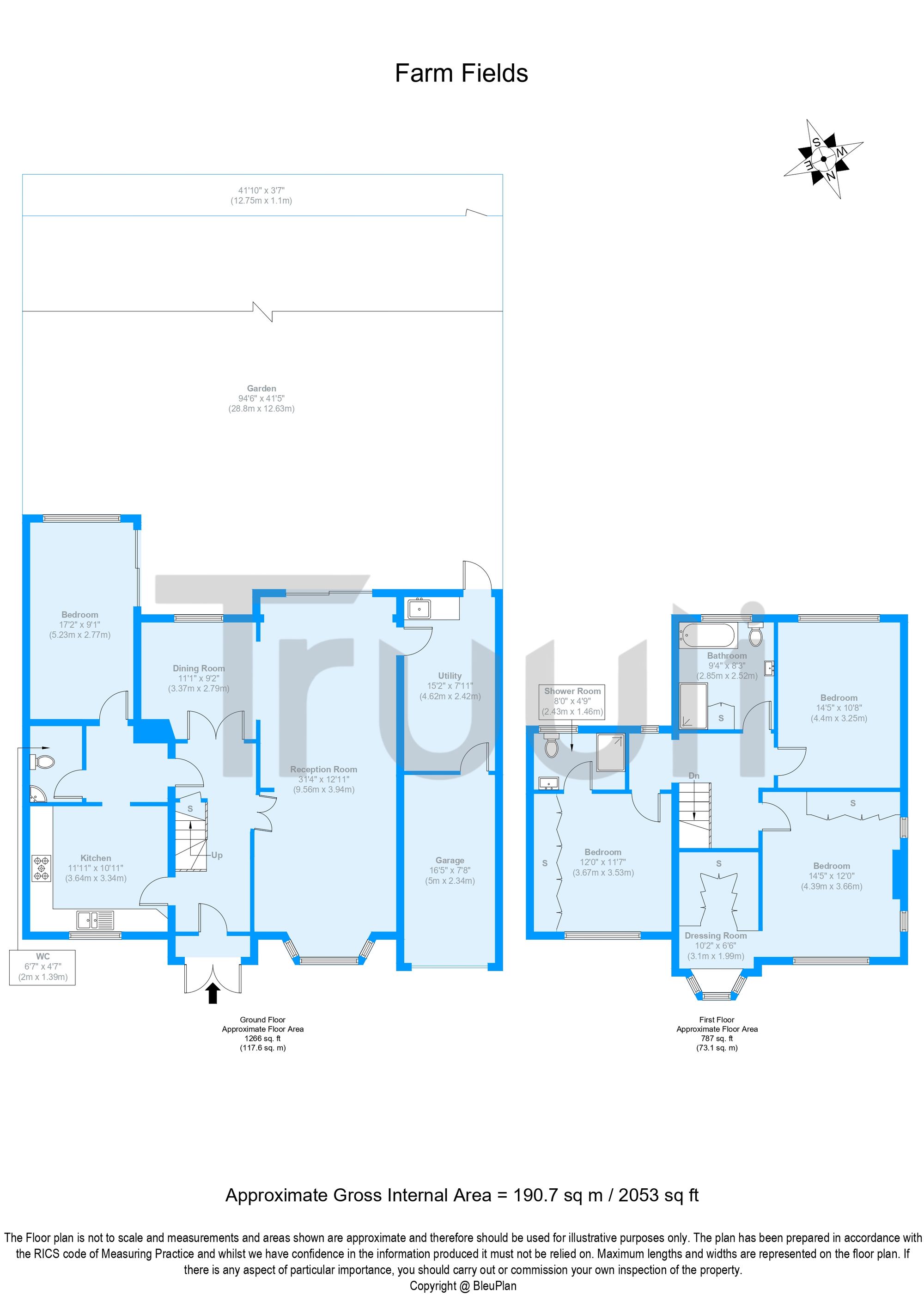 64 Farm Fields, South Croydon floorplan