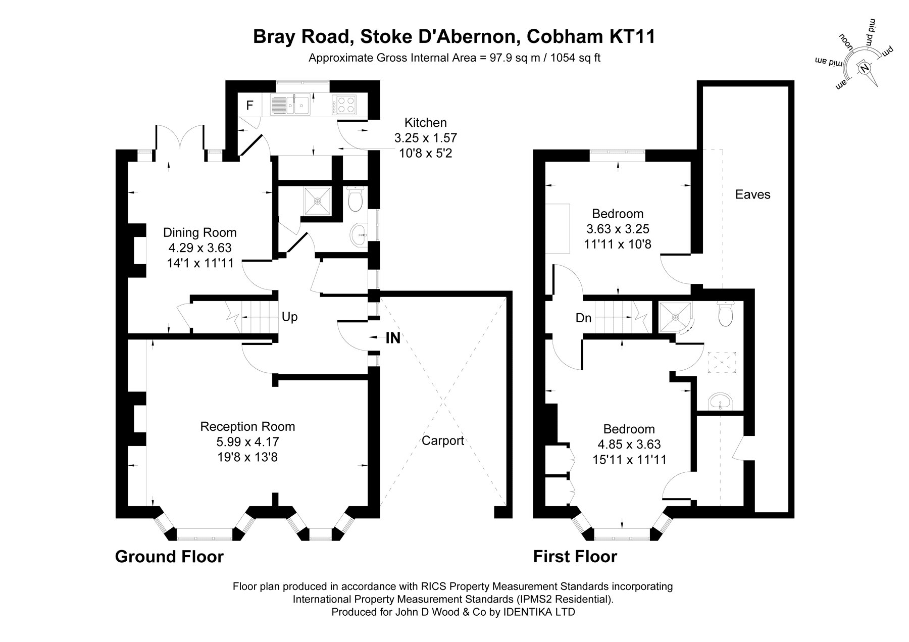 21, Bray Road, Cobham floorplan