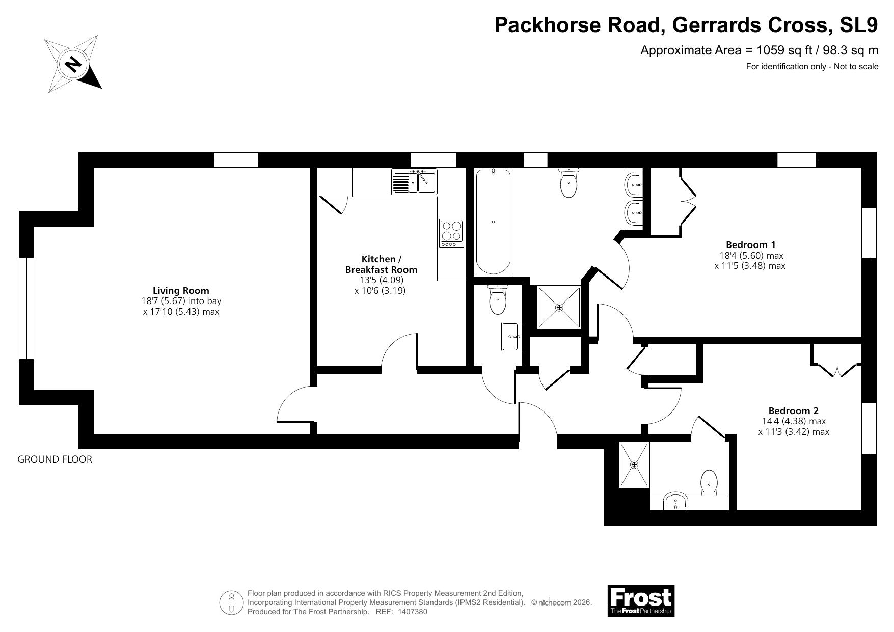 1 Grosvenor Court, 103, Packhorse Road, Buckinghamshire floorplan