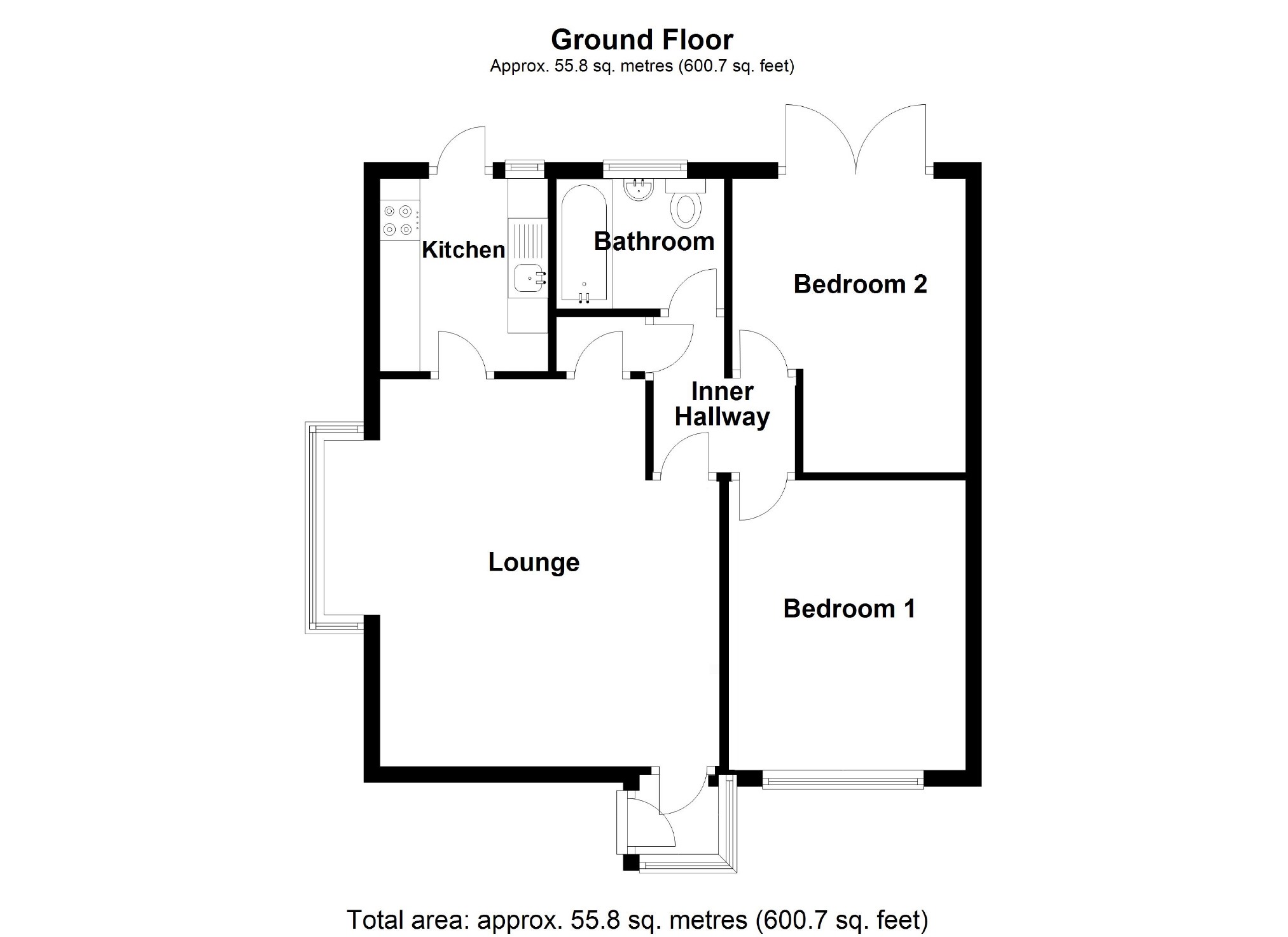 2 Bedrooms Bungalow to rent in Blackmoor Gate, Furzton, Milton Keynes MK4