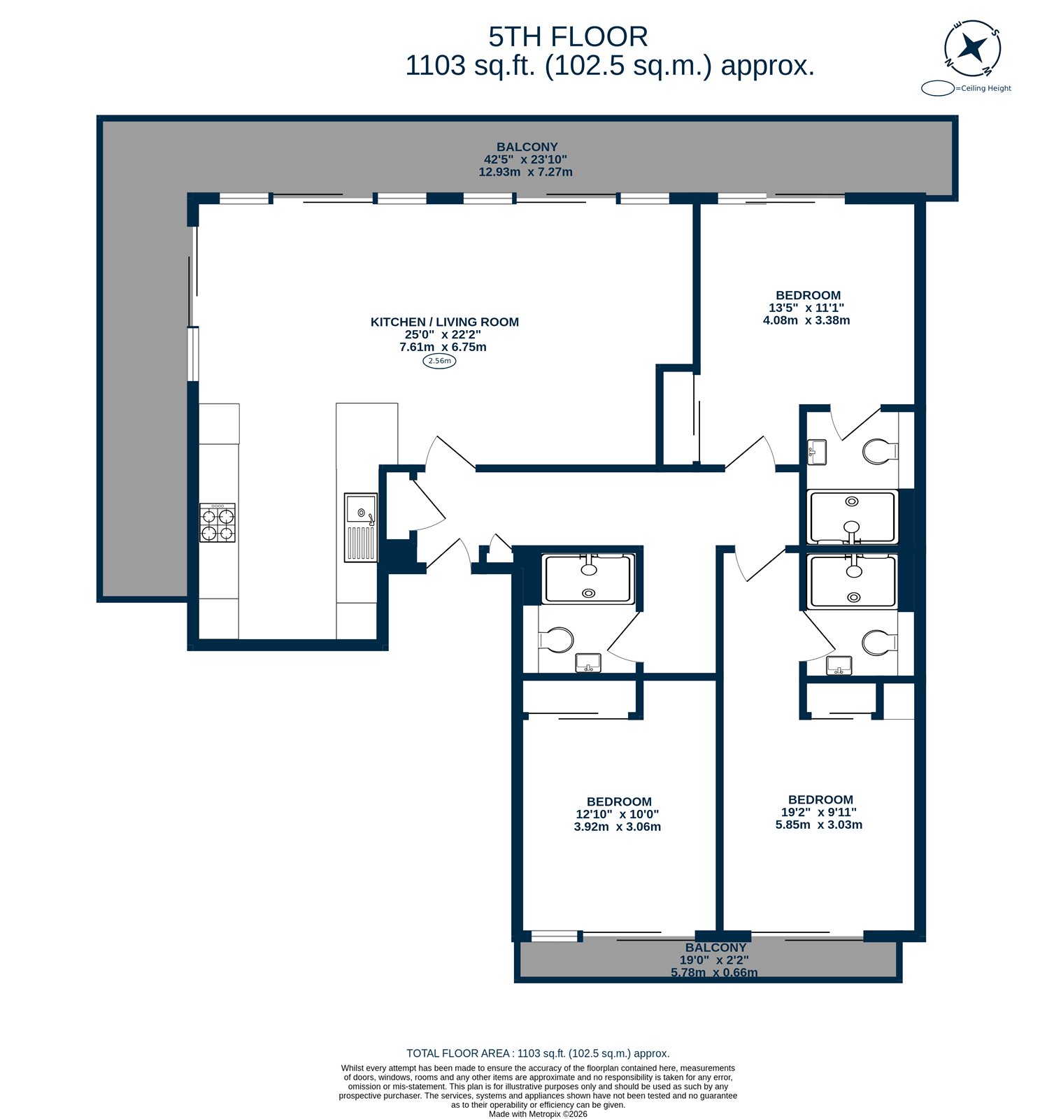 Stannary Street, London floorplan