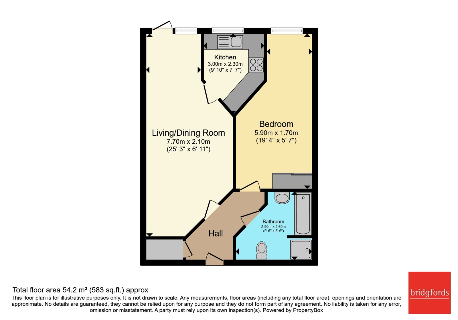 Flat 7, Dutton Court,, Station Approach, Cheadle floorplan