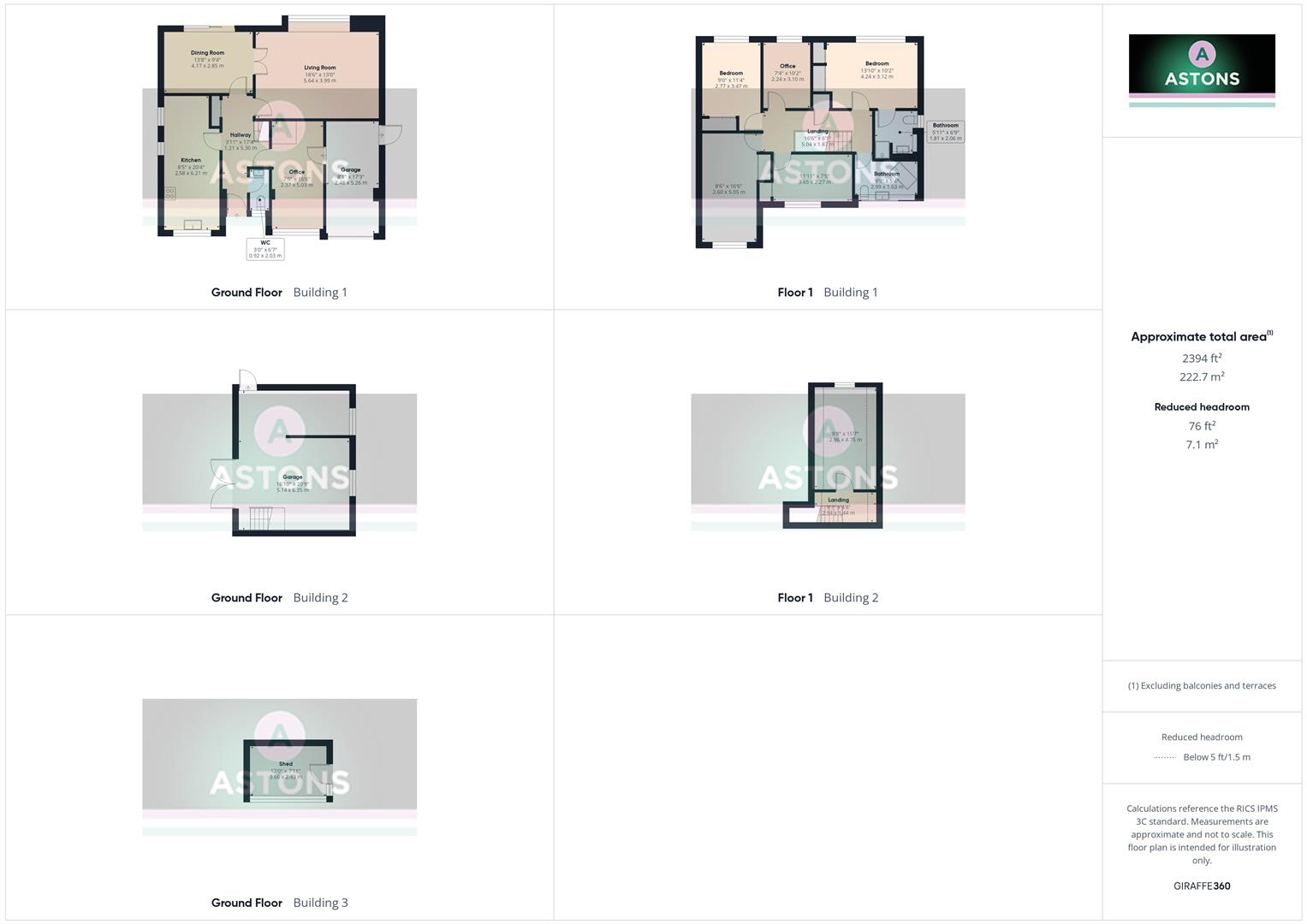 9, Toftwood Close, Crawley floorplan