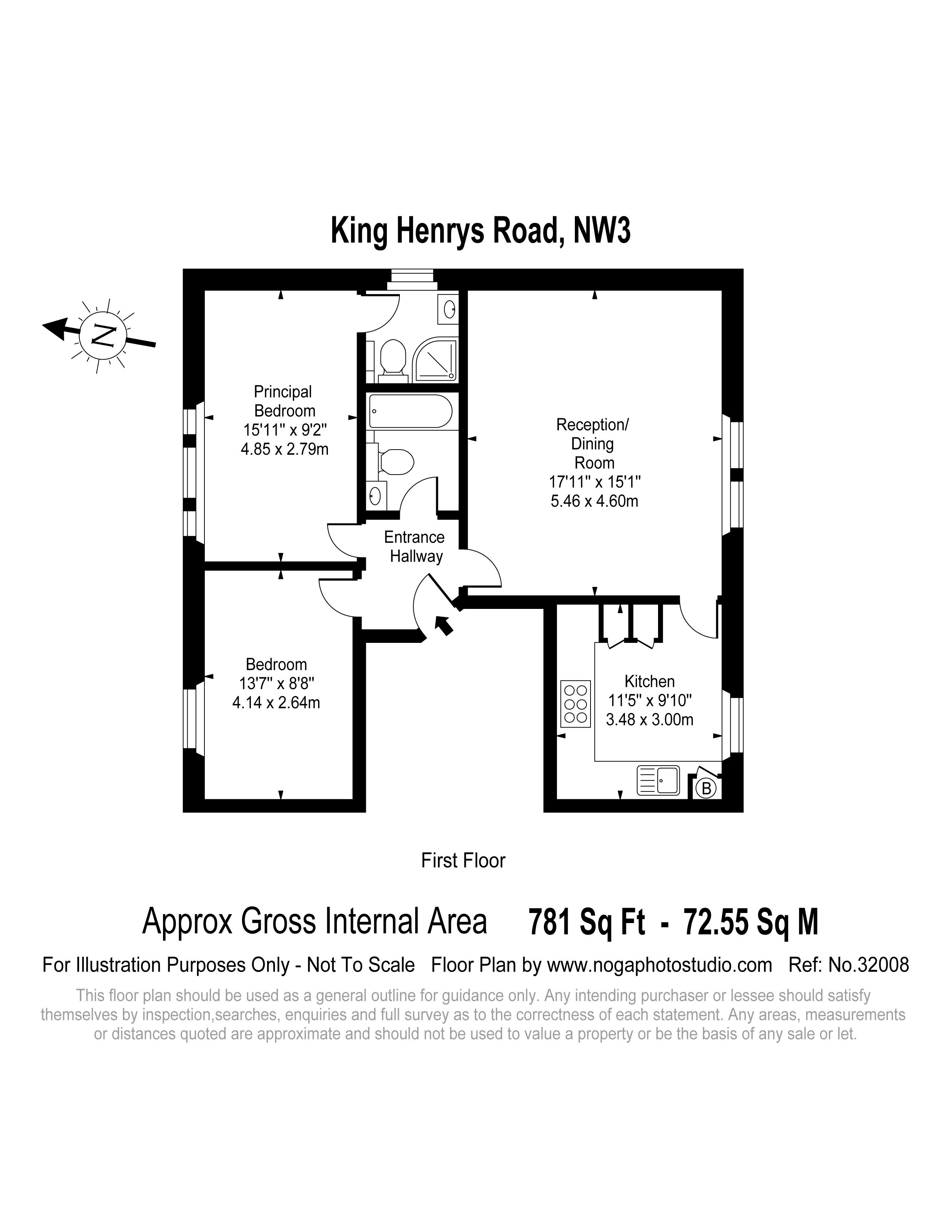 King Henrys Road, London floorplan