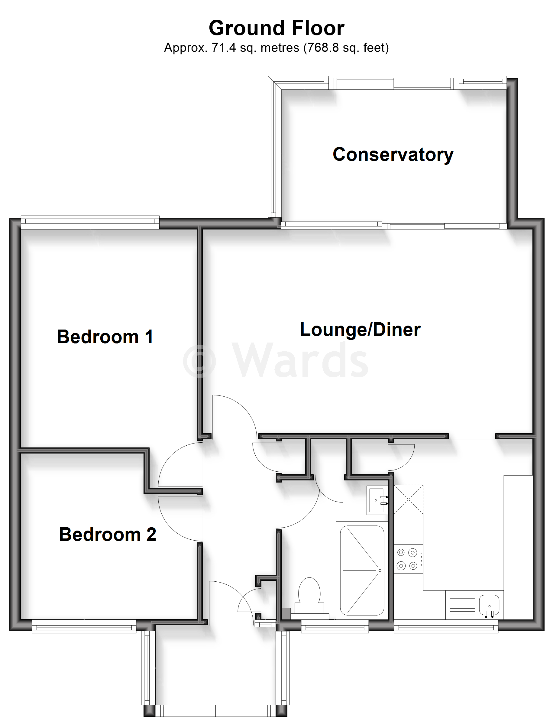 58, The Fairway, Dymchurch floorplan