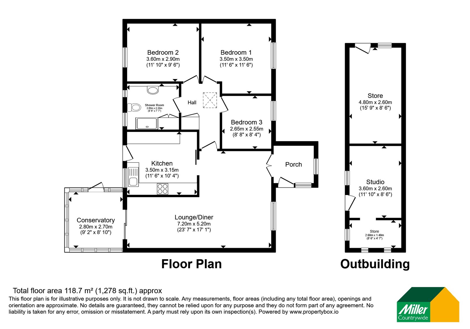 5, Tregellas Road, Helston floorplan