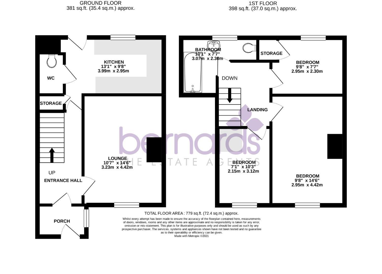 21, Cumberland Street, Portsmouth floorplan