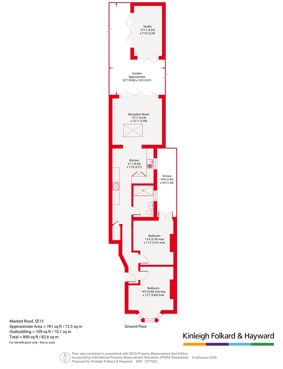 53A,, Maxted Road, London floorplan