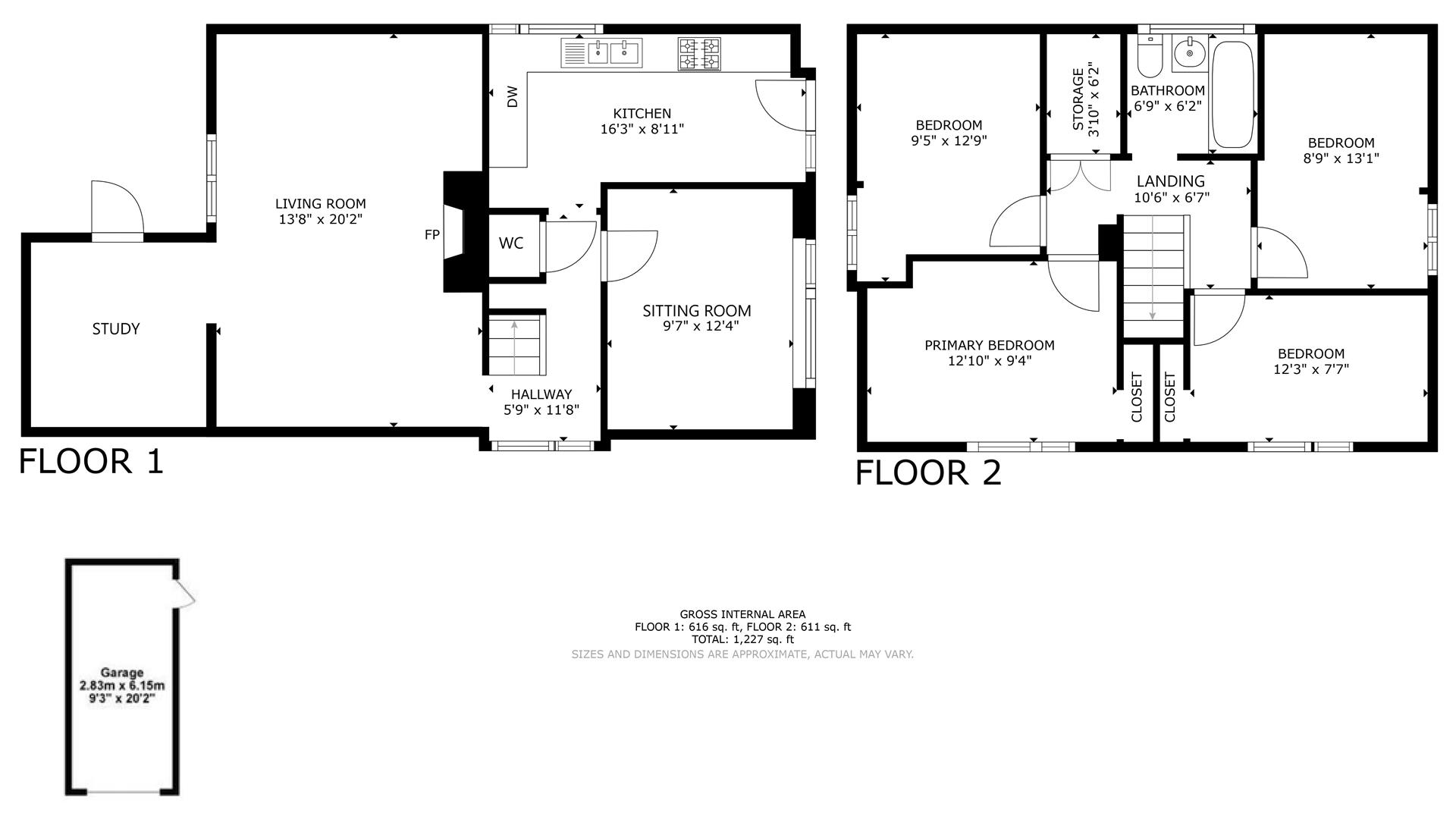 1, Wolfe Close, Cowbridge floorplan