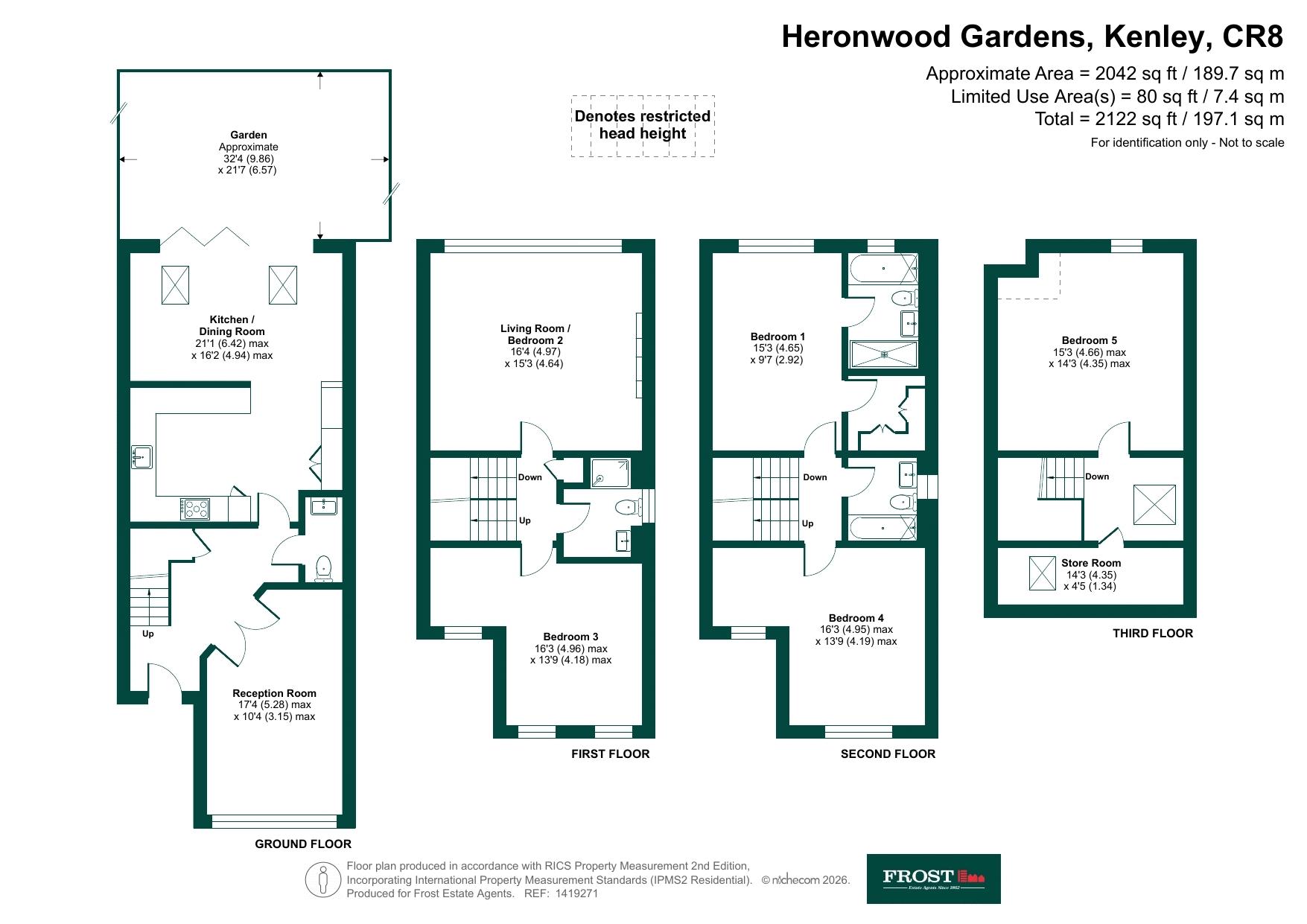 3, Heronwood Gardens, Kenley floorplan