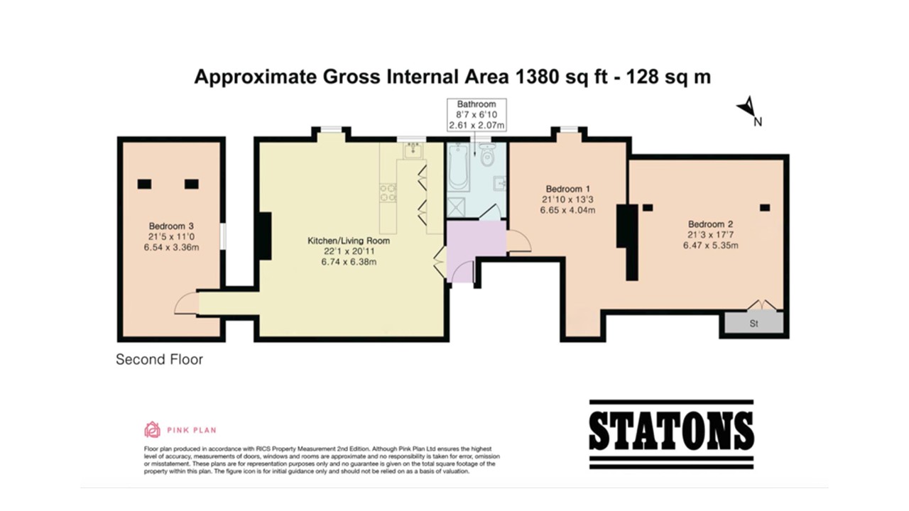 Apartment 11, Osidge House, 4, Lipton Close, London floorplan
