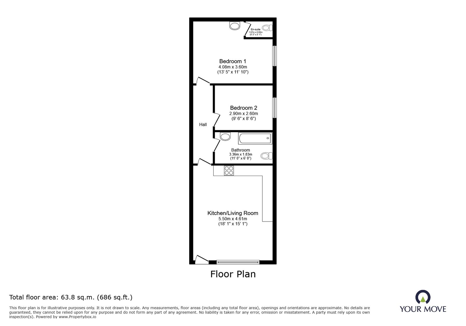 Milnrow Road, Oldham floorplan
