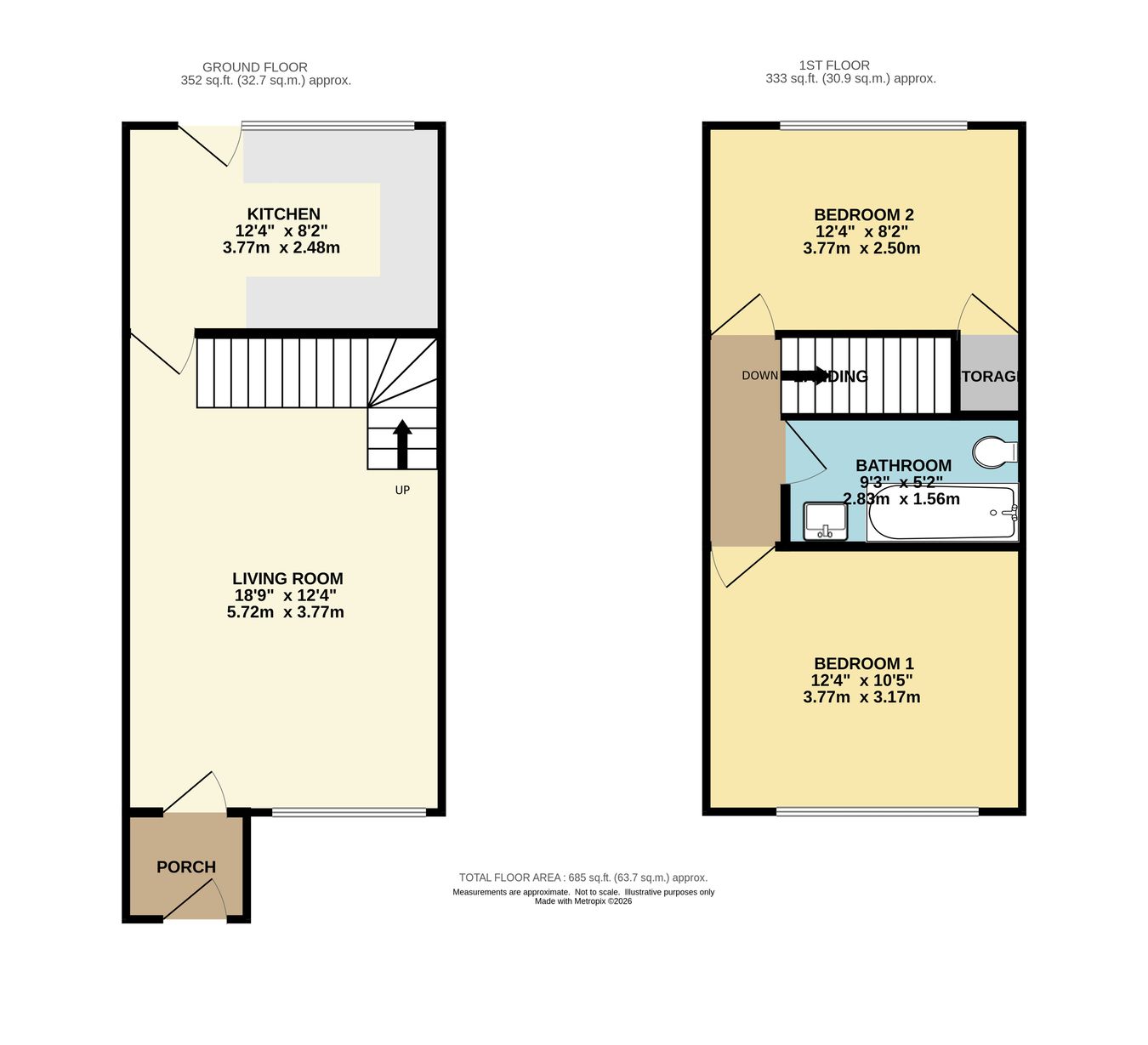 99, Cockerell Close, Wimborne floorplan