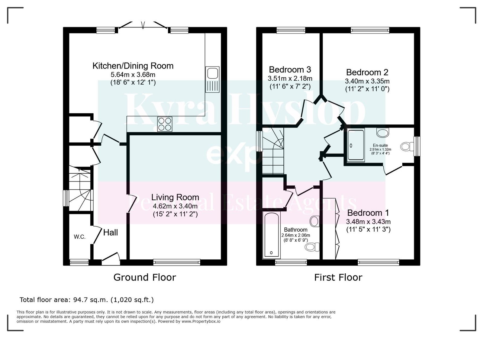 180, Hawkins Road, Exeter floorplan