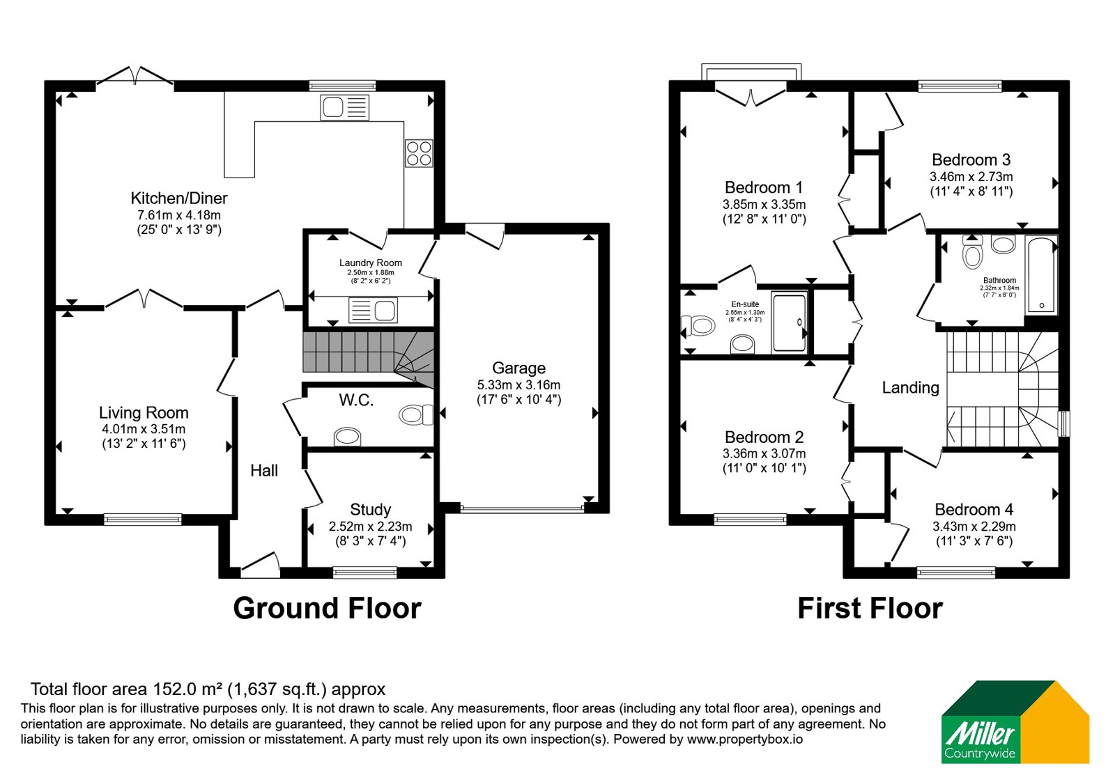 4, Trevonnen Close, Helston floorplan