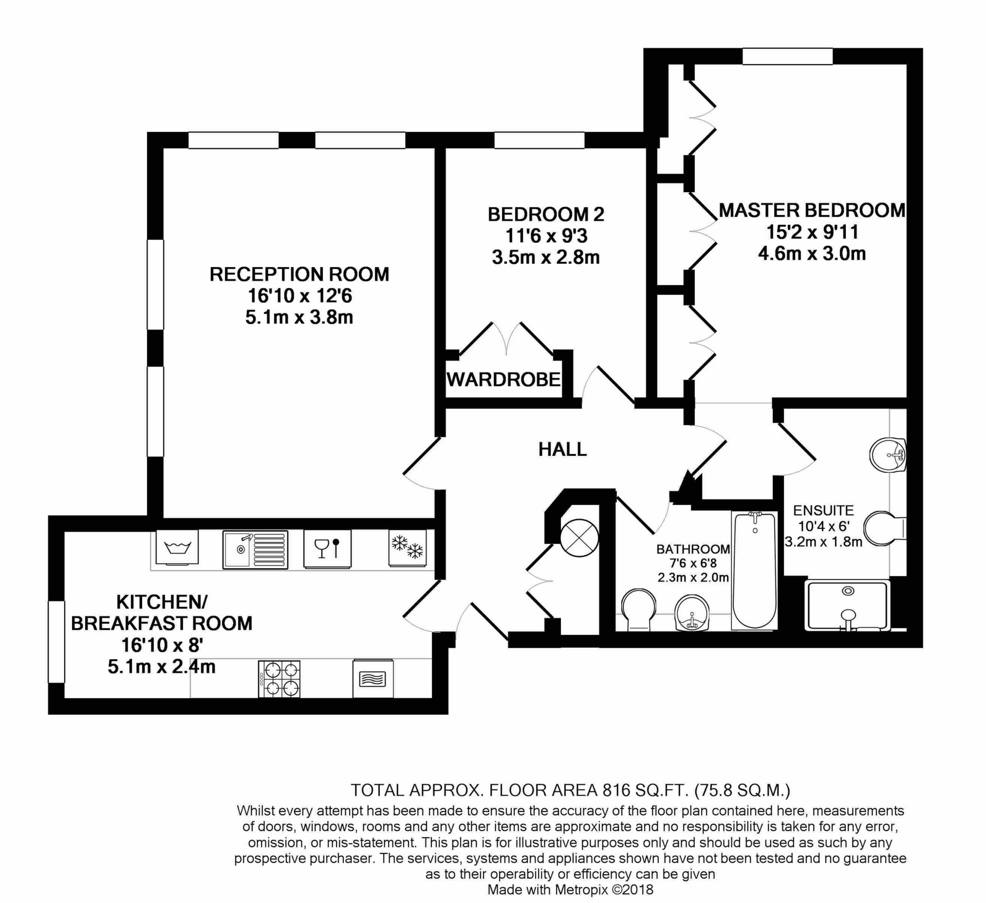 2 Bedrooms Flat to rent in Holmesdale Road, Teddington TW11