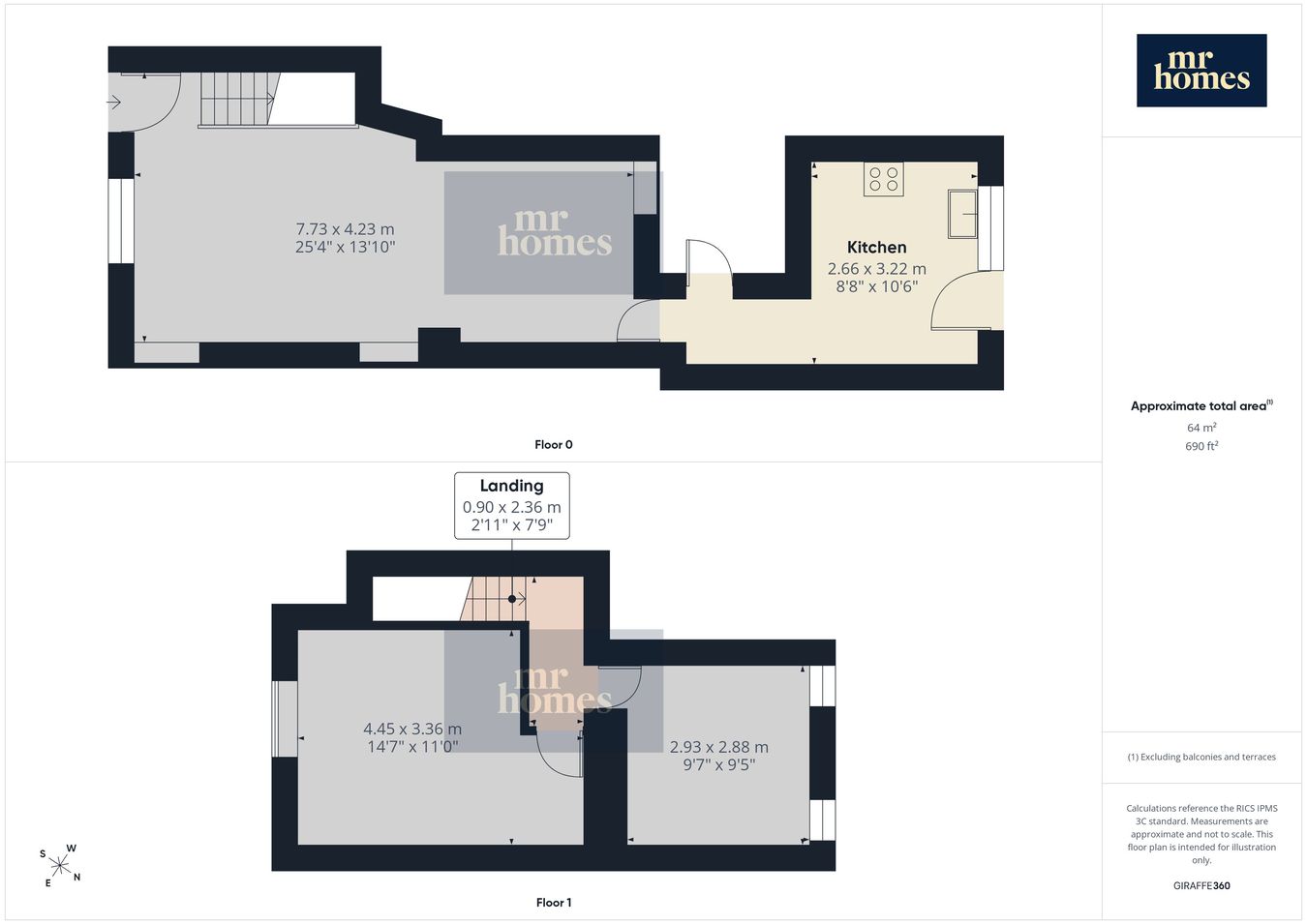 26, High Street, Treharris floorplan