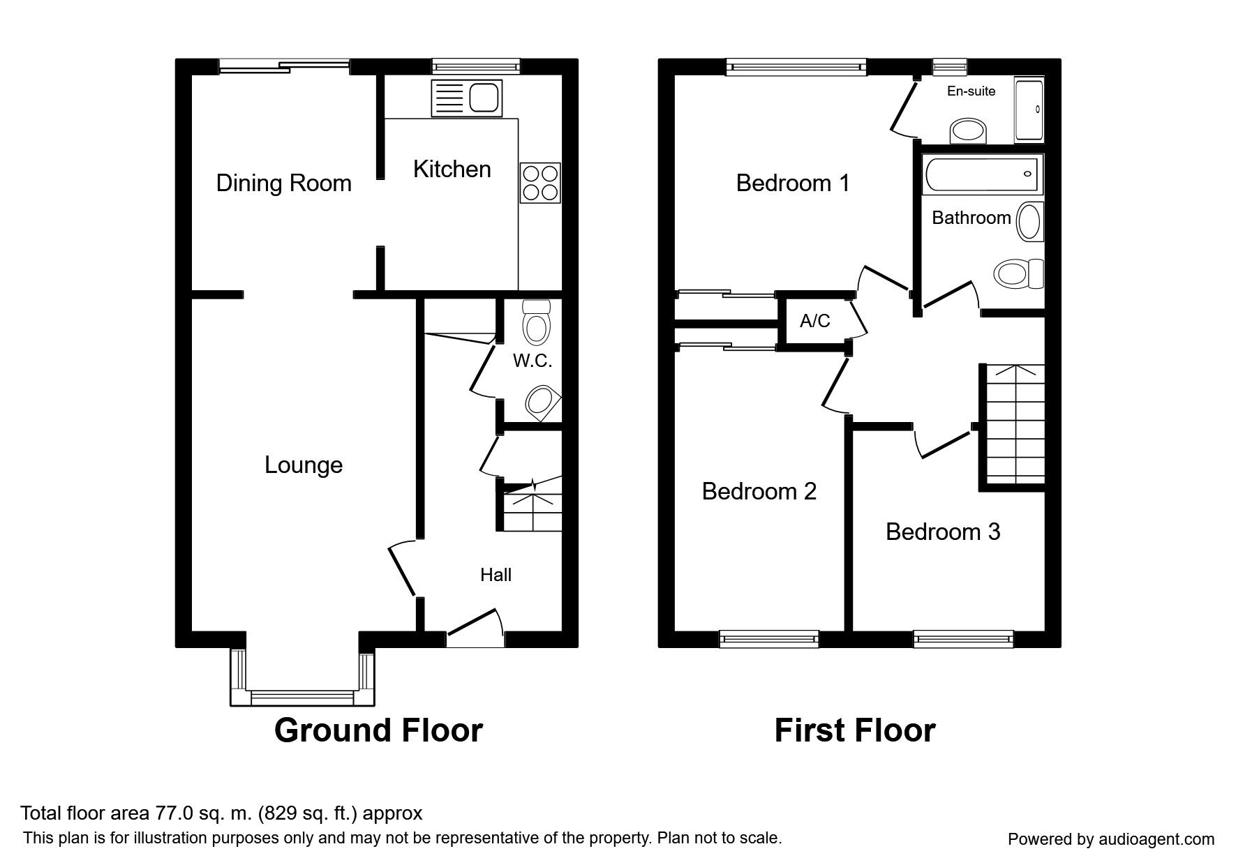 3 Bedrooms Terraced house for sale in Henbane Close, Weavering, Maidstone ME14