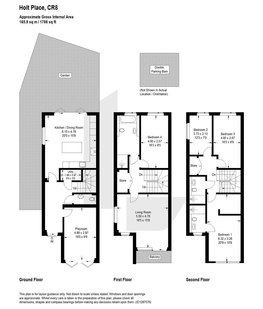 6, Holt Place, Purley floorplan