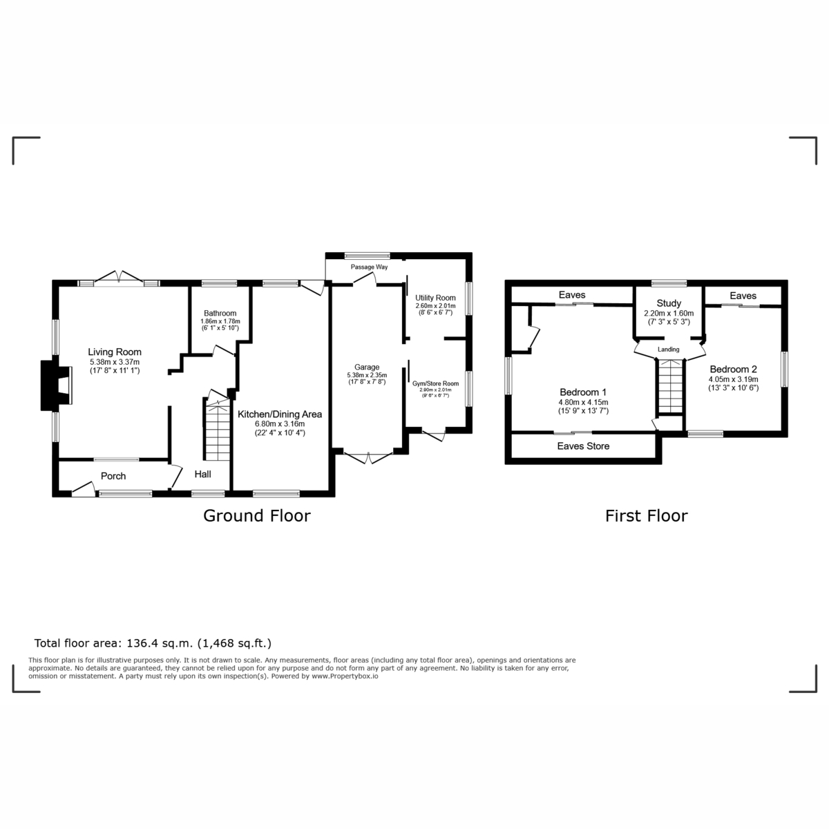 Trigfa Estate, Moelfre floorplan
