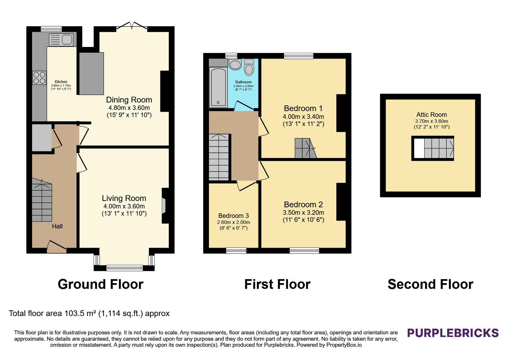10, Lewis Avenue, Manchester floorplan