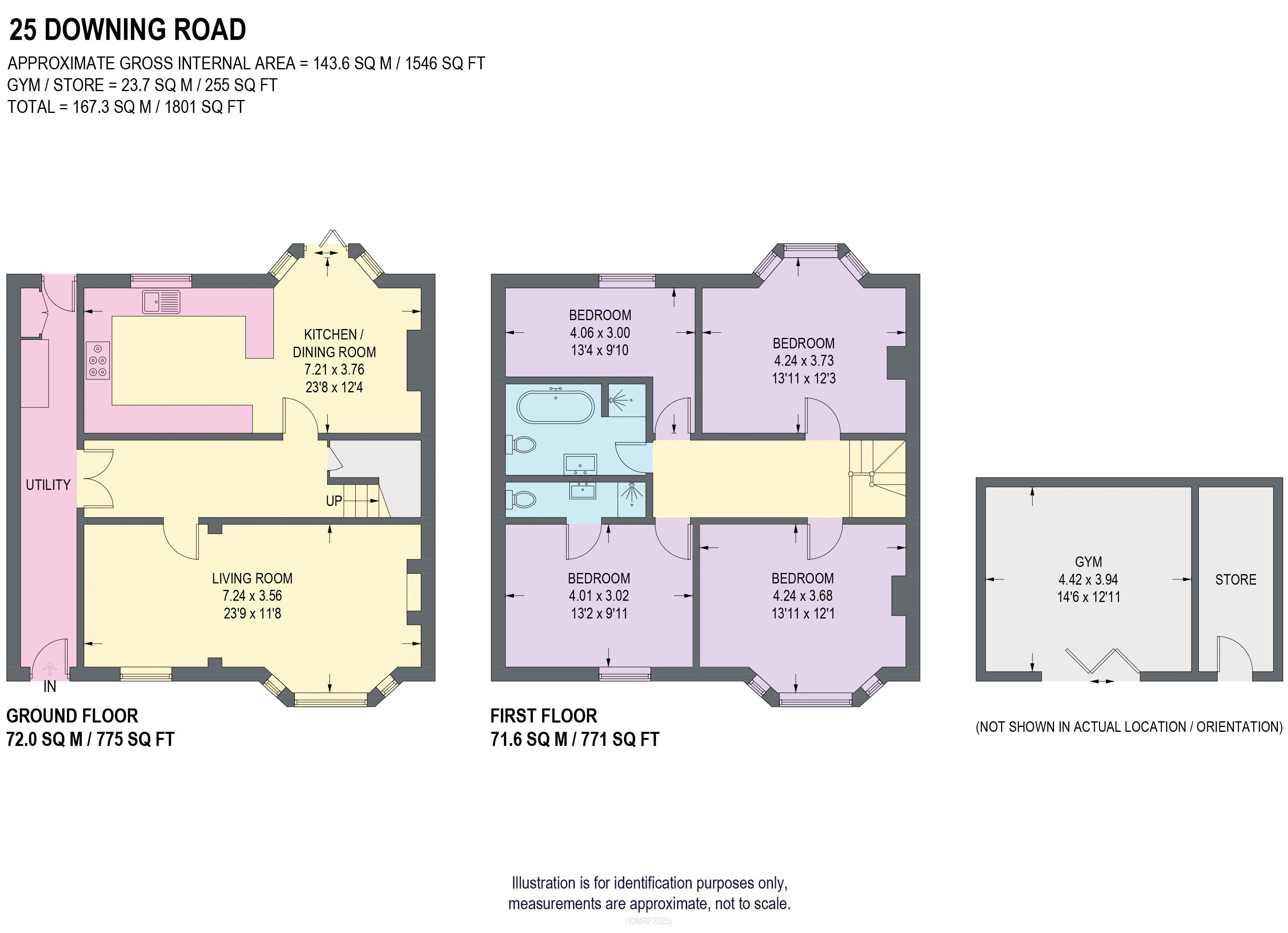 25, Downing Road, Sheffield floorplan