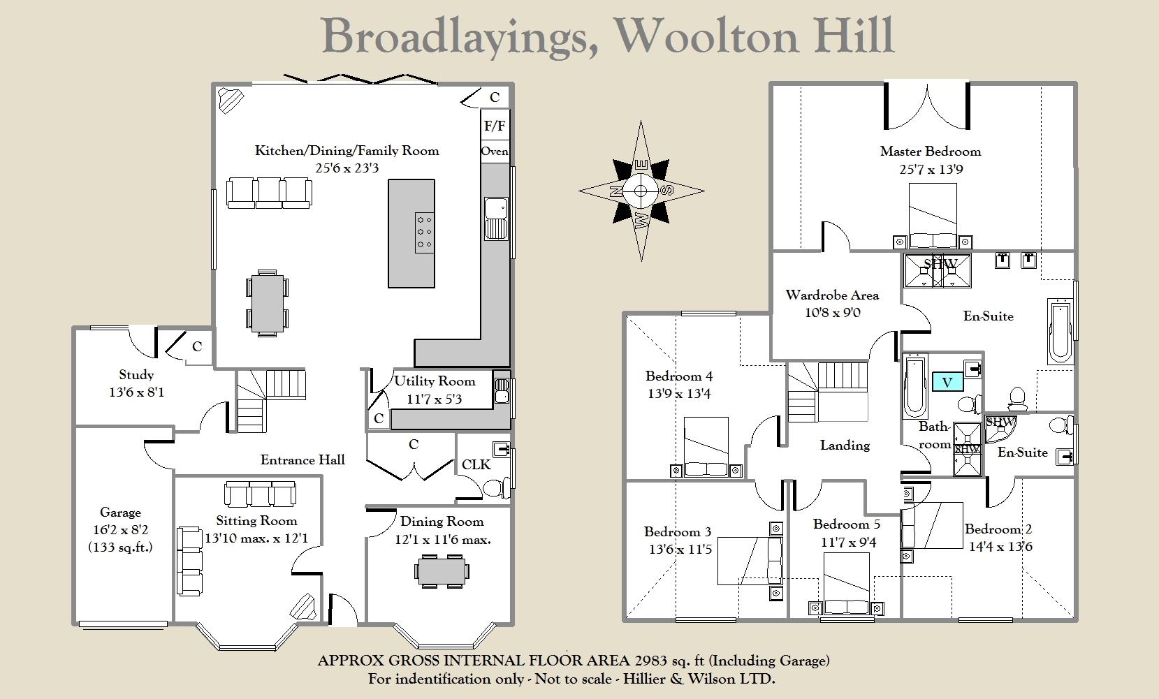 5 Bedrooms Detached house for sale in Broadlayings, Woolton Hill, Newbury RG20