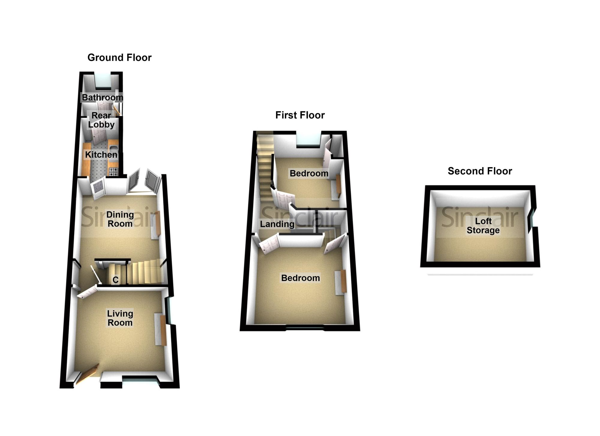 175 Leicester Road, Loughborough floorplan