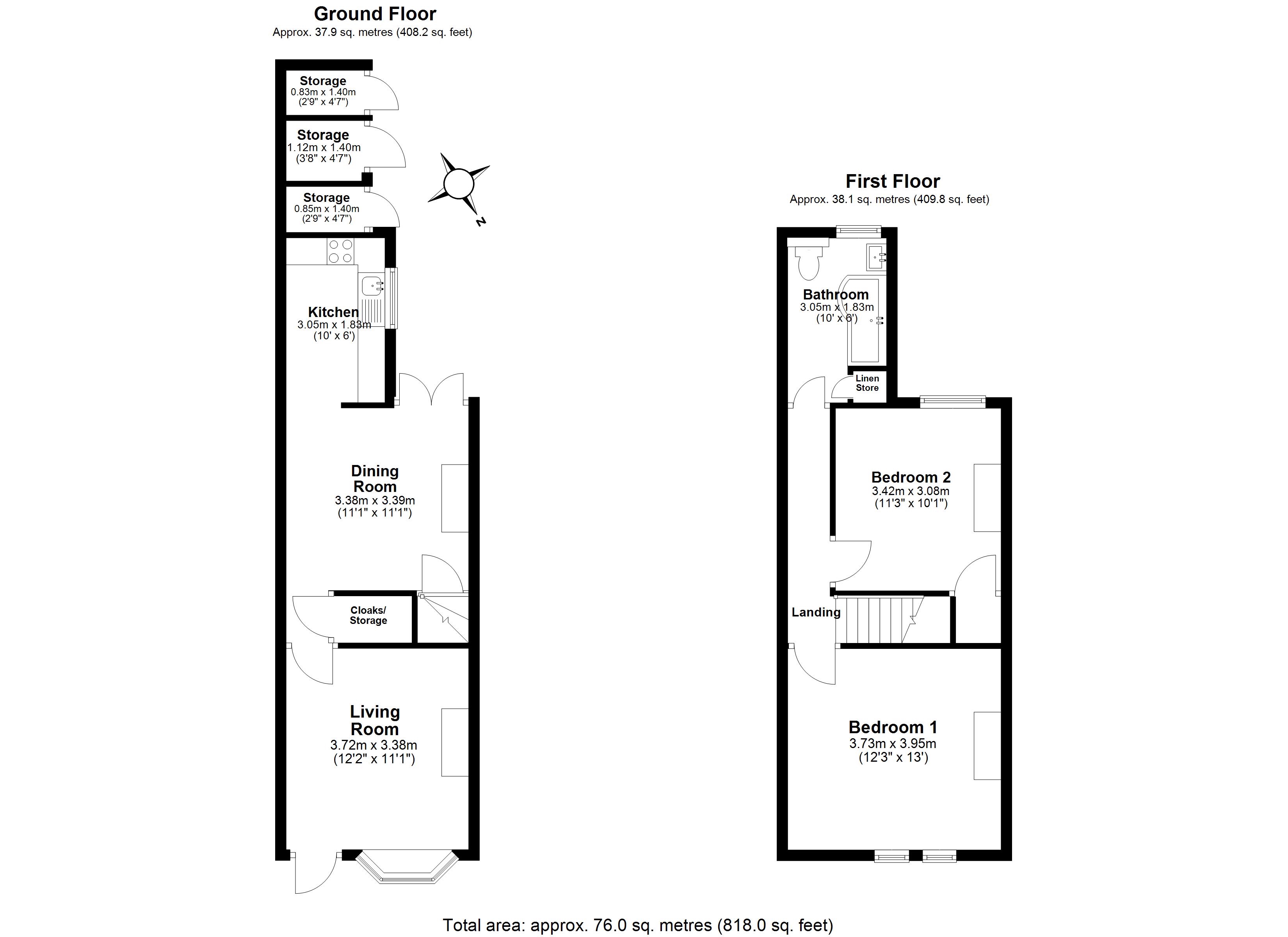 204, The Avenue, Birmignham floorplan
