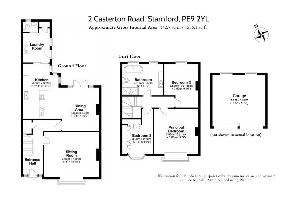 2, Casterton Road, Stamford floorplan