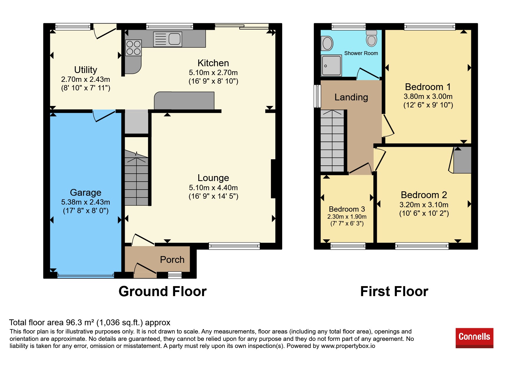 111, Bradshaw Way, Wellingborough floorplan