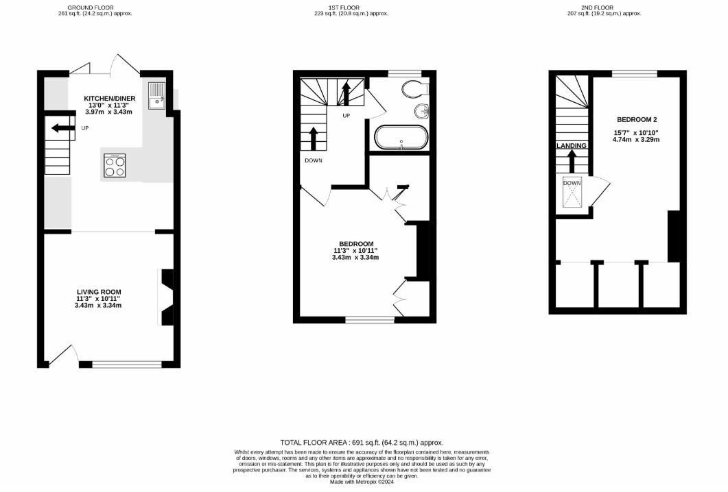 6, Waxwell Lane, Pinner floorplan