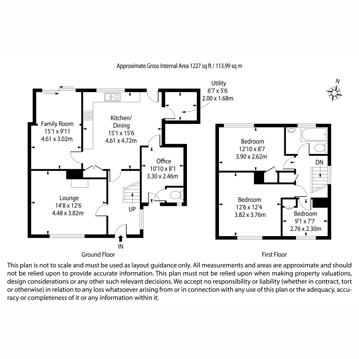 17, Elm Drive, Woking floorplan