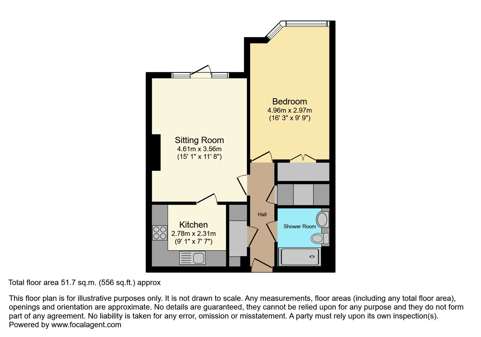 1, Pegasus Court (Broadway), Broadway floorplan
