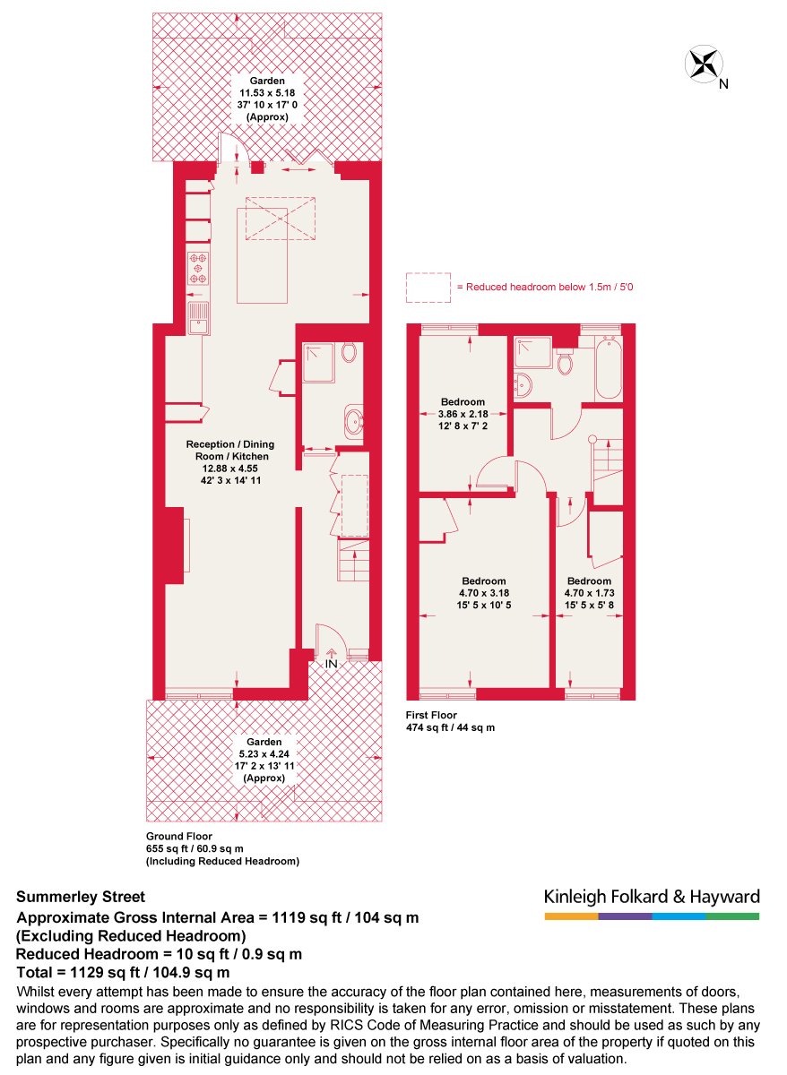 6, Summerley Street, London floorplan