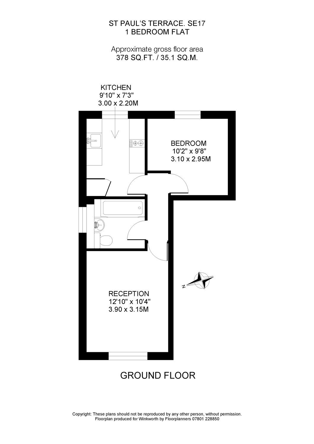 1 Bedrooms Flat for sale in St. Pauls Terrace, Kennington, London SE17