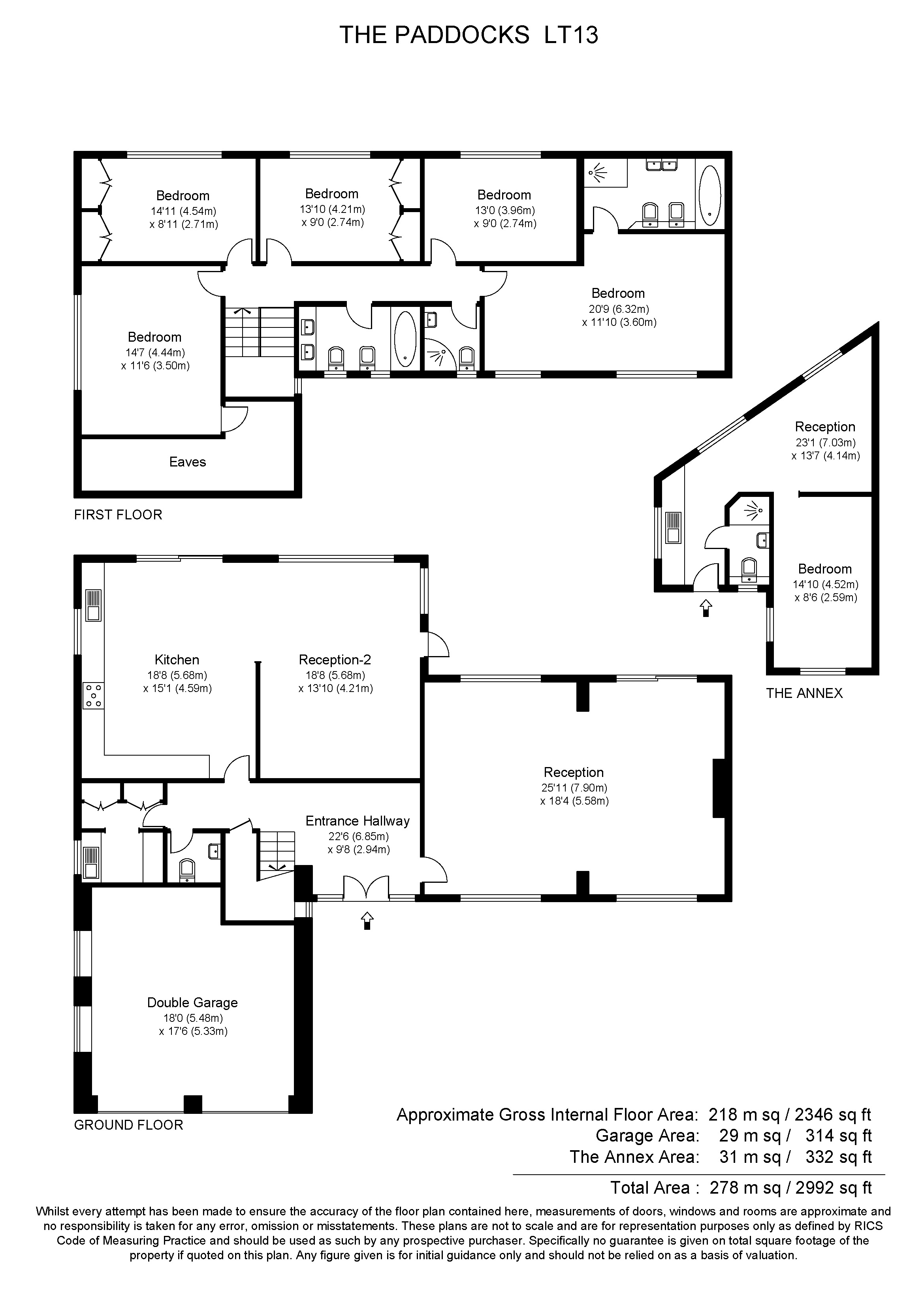 30, The Paddocks, Weybridge floorplan