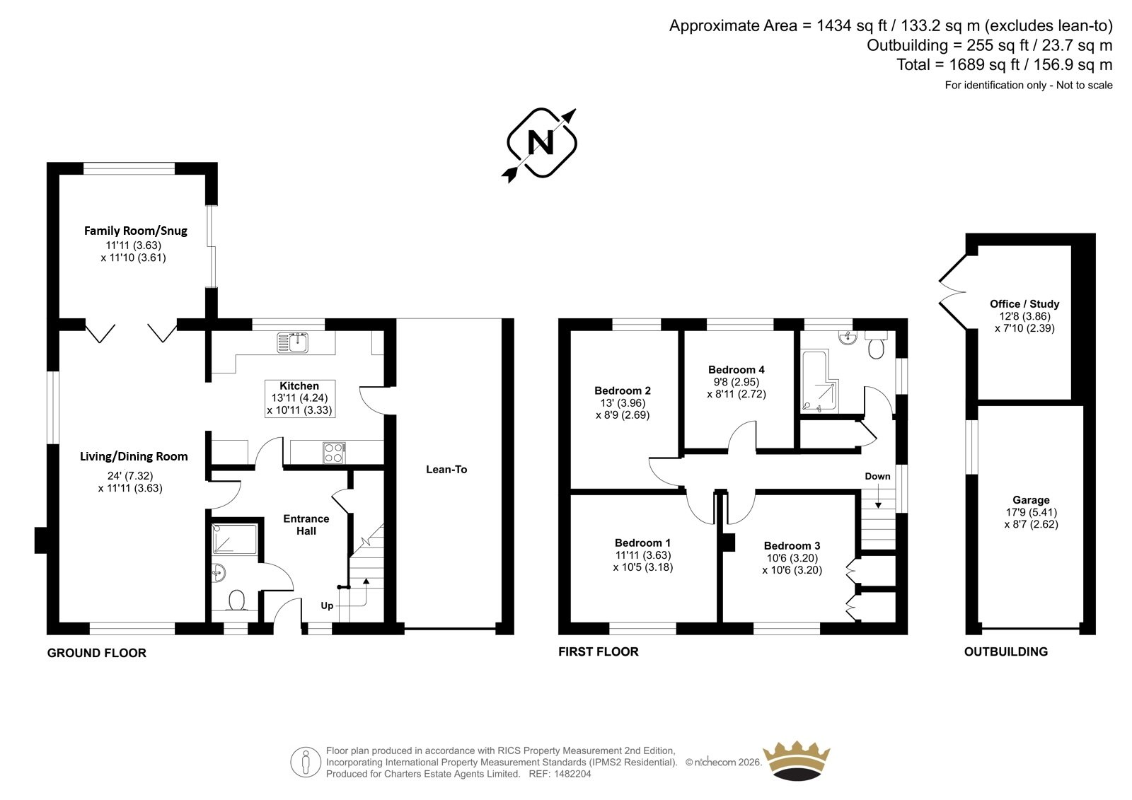 2, Heathfield Close, Eastleigh floorplan