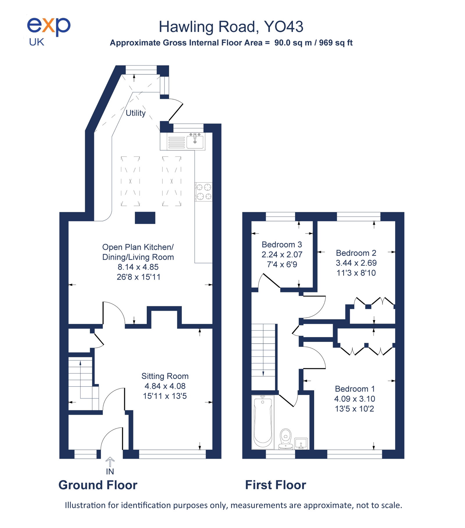 52, Hawling Road, York floorplan